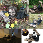 1707BA Halloween Horror Creepy Corpse Crawling Zombie Garden Statue Halloween Decoration Haunted House Props Supplies Home